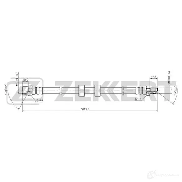 Тормозной шланг ZEKKERT RA NJ4 1440204934 BS-9109
