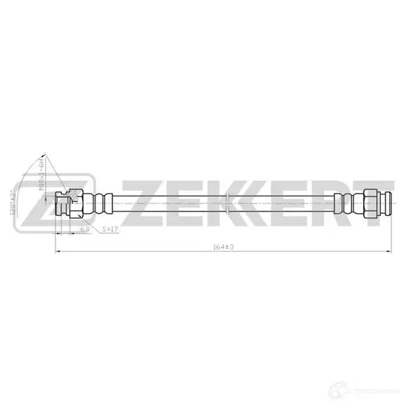 Тормозной шланг ZEKKERT G8MQ9 U 1440204941 BS-9069 изображение 0