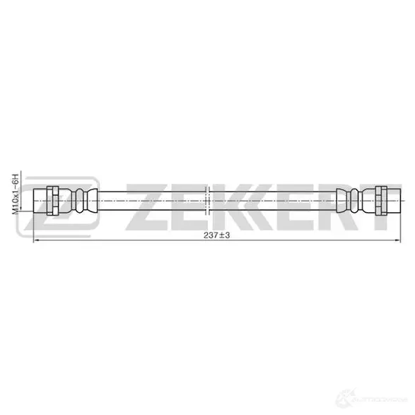 Тормозной шланг ZEKKERT BS-9060 OW4 3LVM 1440204944 изображение 0