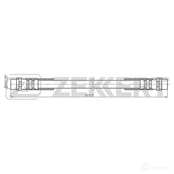 Тормозной шланг ZEKKERT 1440204949 7F1 SI BS-9051