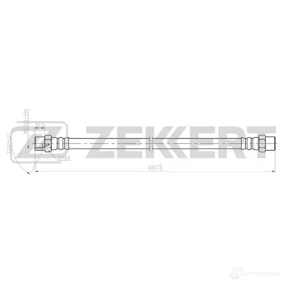 Тормозной шланг ZEKKERT JY RYOR BS-9046 1440204953