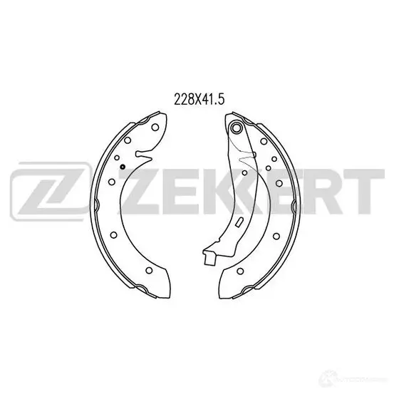 Тормозные колодки ZEKKERT BK-4069 V 3YPSAL 4316109