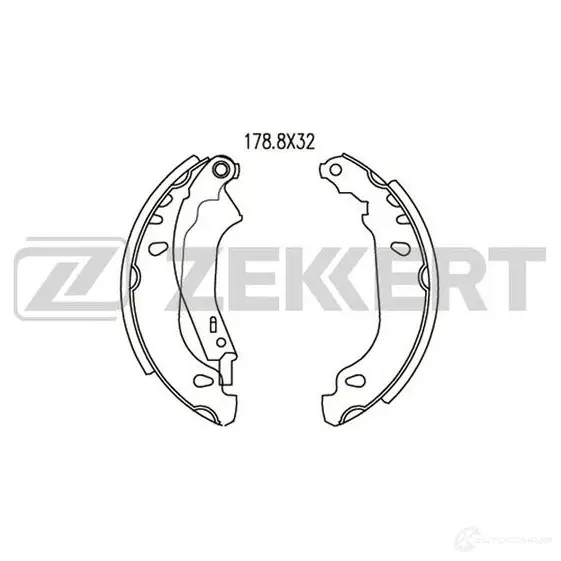 Тормозные колодки ZEKKERT M WUPZG 4316101 BK-4045
