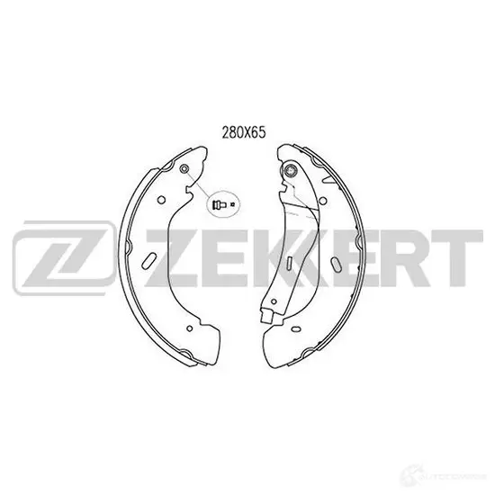 Тормозные колодки ZEKKERT BK-4009 QF3 T4 1437997033