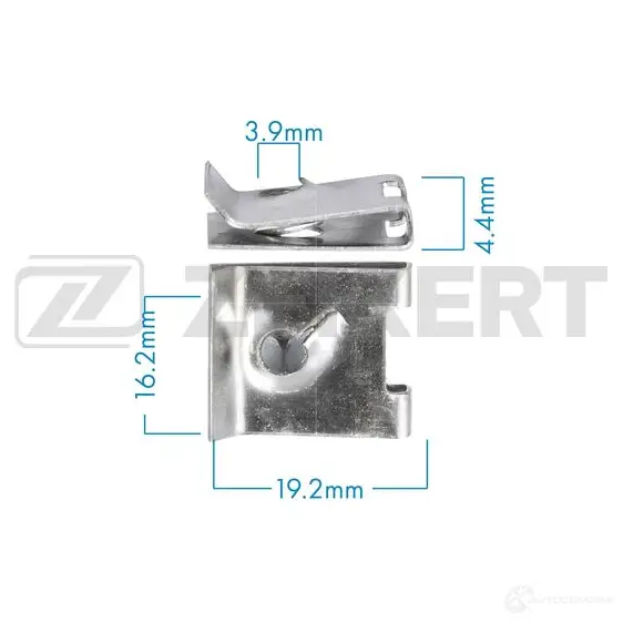 Клипса ZEKKERT 1440206767 PCB 76F BE-3638