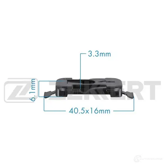 Клипса ZEKKERT 1440206807 XGEZ T BE-3615