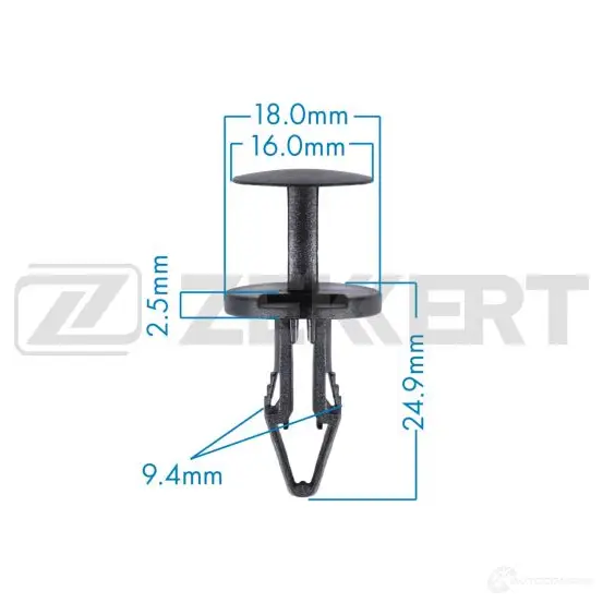 Клипса ZEKKERT BE-3604 1440206821 A SVKC