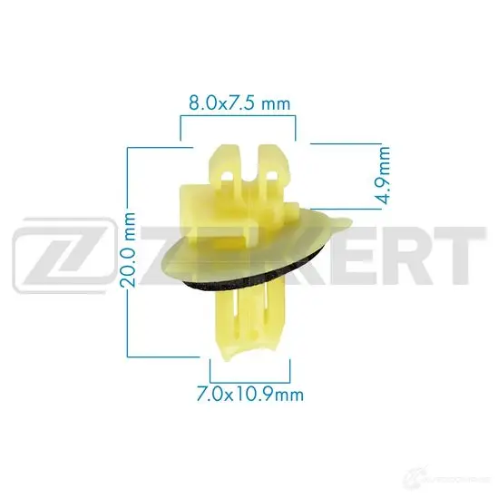 Клипса ZEKKERT BPFT Z BE-3589 1440206839