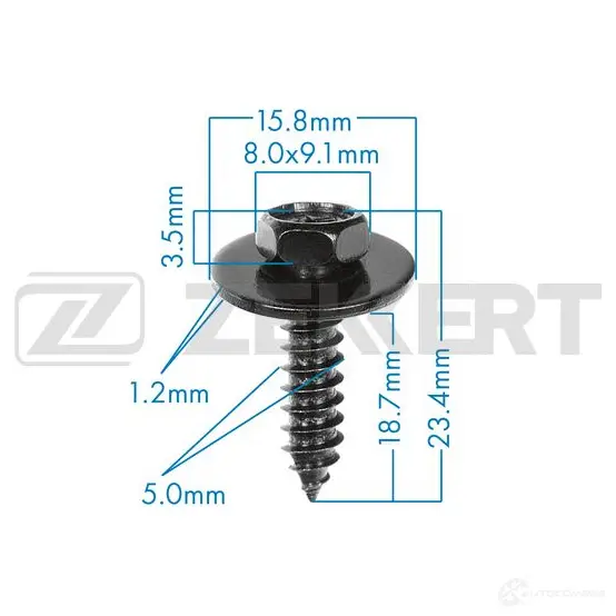 Клипса ZEKKERT FV93 JH 1440206892 BE-3541