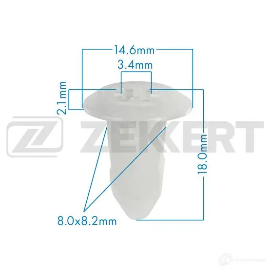 Клипса ZEKKERT JJHM5 S 1440206929 BE-3517