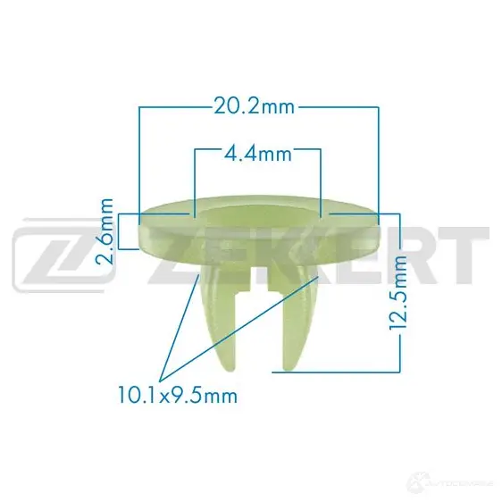 Клипса ZEKKERT BE-3506 ZPV Q4 1440206943