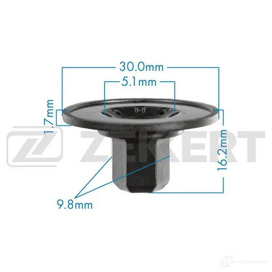 Гайка ZEKKERT BE-3504 1N IGVJ 1440206947