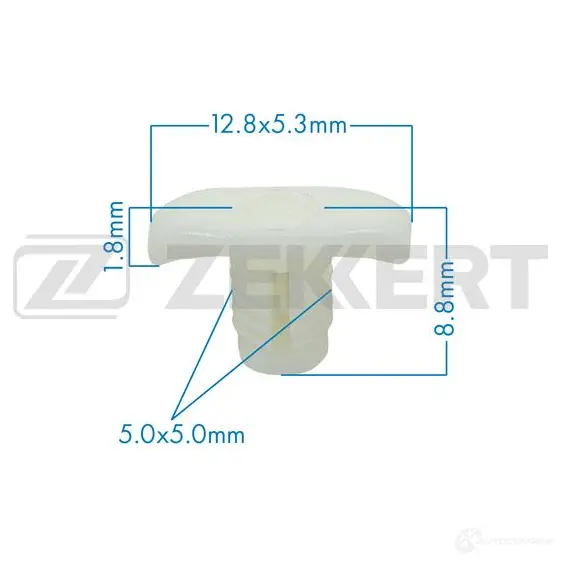 Клипса ZEKKERT M5GD I BE-3490 1440206956