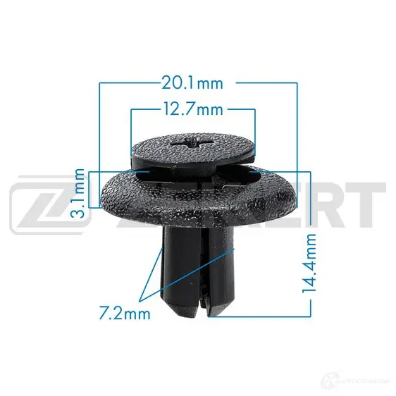 Клипса ZEKKERT 1440206980 RL05CM K BE-3387