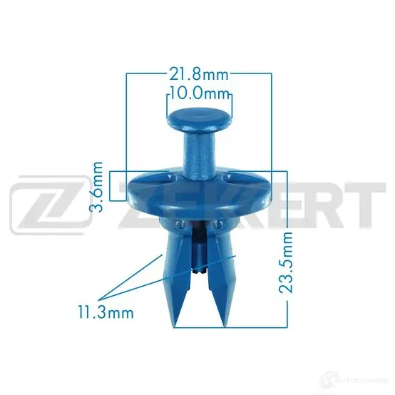 Клипса ZEKKERT BE-3375 1440206981 Z1LG O изображение 0