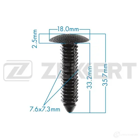 Клипса ZEKKERT W64 I9T BE-2865 1440207125
