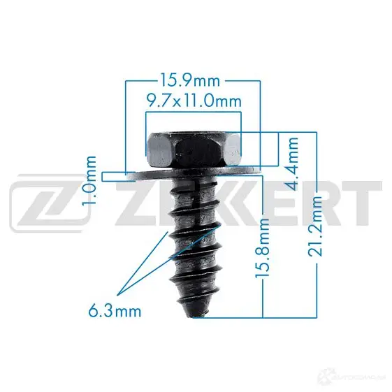 Клипса ZEKKERT FJ81 1 1440207153 BE-2774