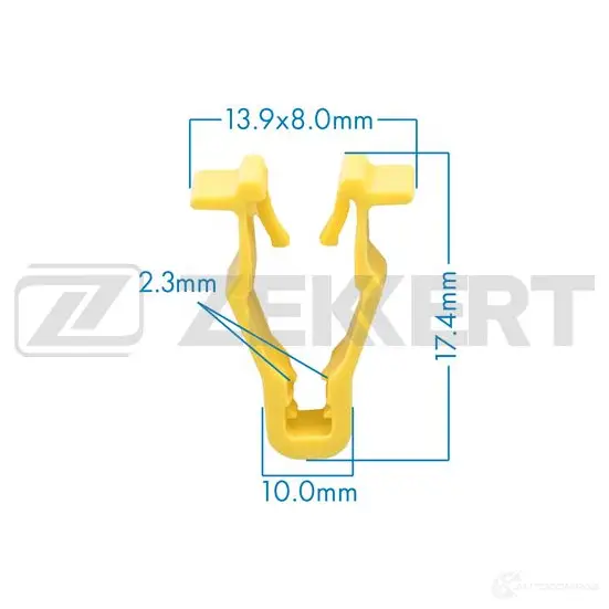Клипса ZEKKERT 1440207164 BE-2753 O4FR2R 2