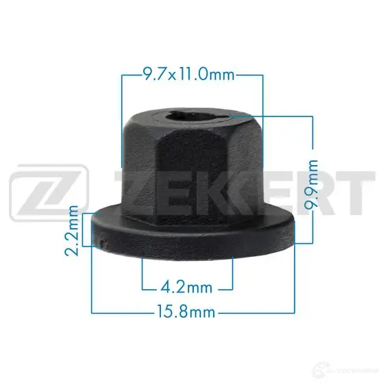Клипса ZEKKERT 1440207183 BE-2707 N L8RHS