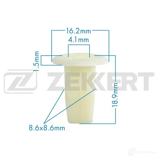 Клипса ZEKKERT 1440207209 O1 GKM BE-2669