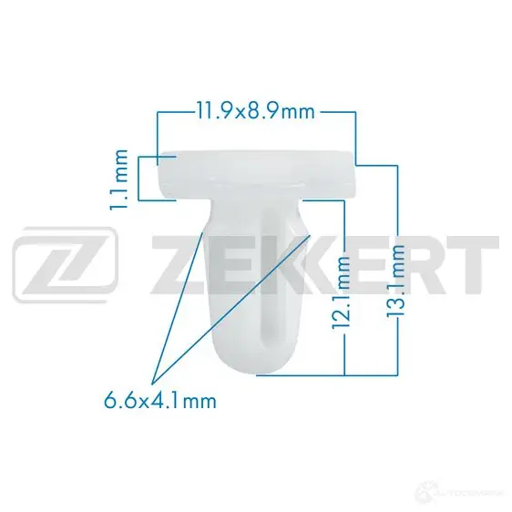 Клипса ZEKKERT 3 MQID BE-2617 1440207222