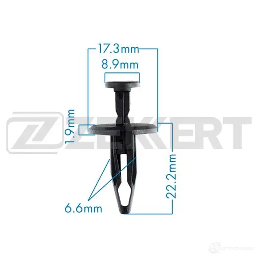 Клипса ZEKKERT BE-2616 1440207223 C9 K4N