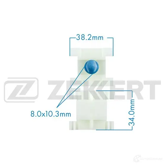 Клипса ZEKKERT 1440207226 BE-2609 G0J2 2E