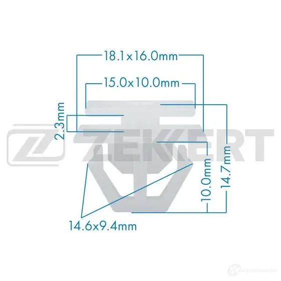 Клипса ZEKKERT BE-2607 HD RVJ 1440207228 изображение 0