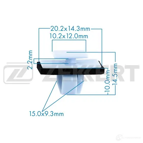 Клипса ZEKKERT 0 54OWI BE-2578 1440207243
