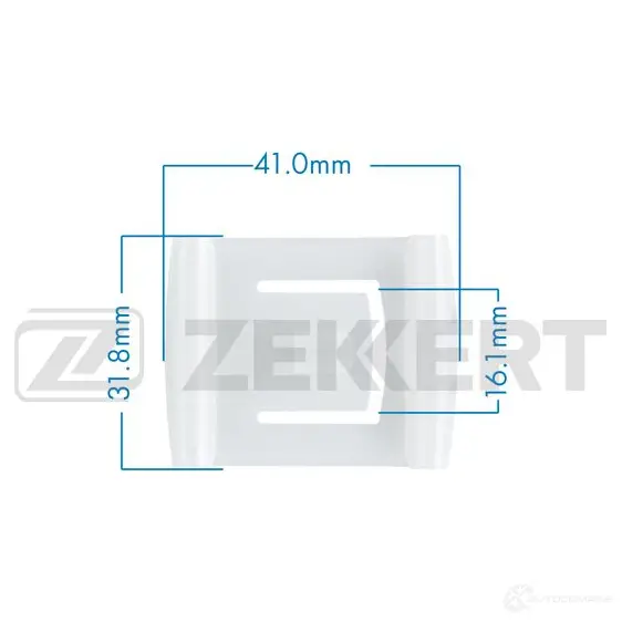 Клипса ZEKKERT BE-2554 G4HV AL 1440207250