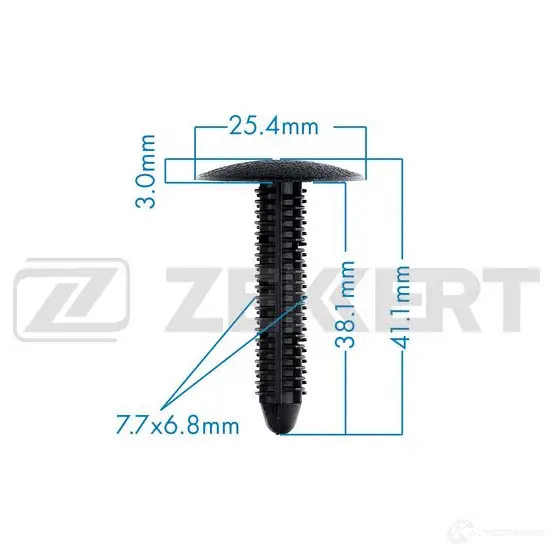 Клипса ZEKKERT BE-2534 1440207257 4 CFQ6S