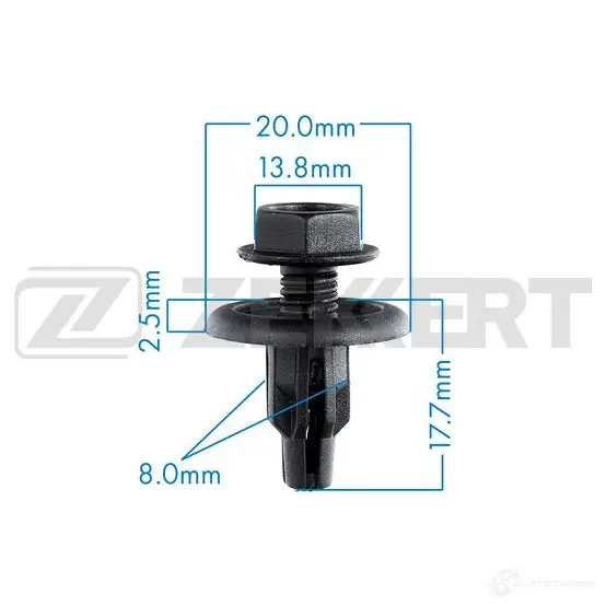 Клипса ZEKKERT 6OW4 C 1440207271 BE-2514