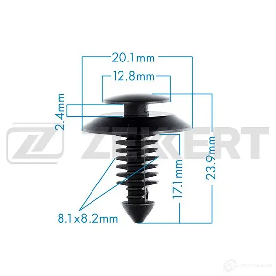 Клипса ZEKKERT BE-2370 0 YU32B 1440207310