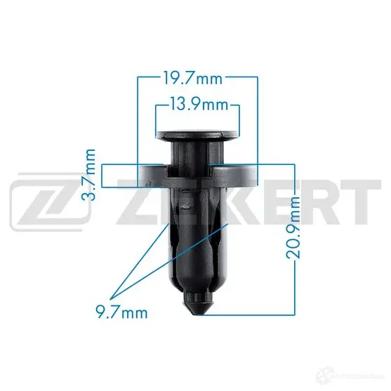 Клипса ZEKKERT 1440207388 BE-2164 2OALJ 5