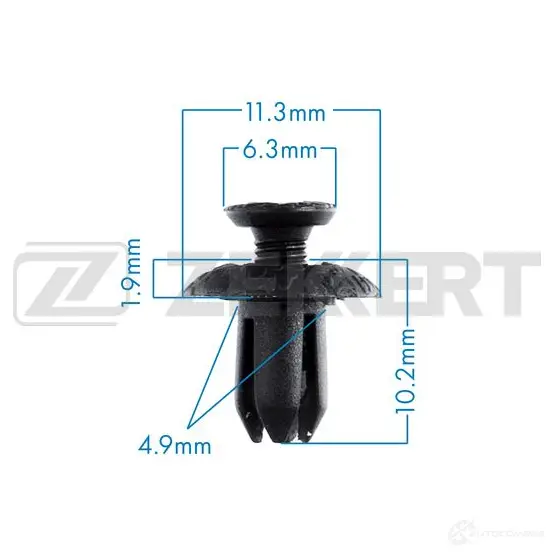 Клипса ZEKKERT R1PJ L 1440207393 BE-2147