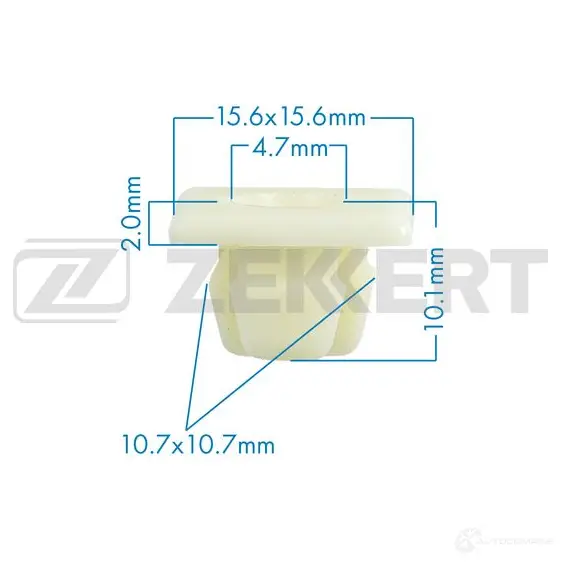 Клипса ZEKKERT SR RQ51T 1440207423 BE-2057