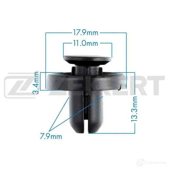 Клипса ZEKKERT BE-1971 ZBZ I3 1440207468