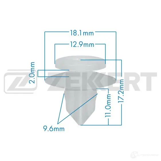 Клипса ZEKKERT 1440207480 U6 36W BE-1945 изображение 0