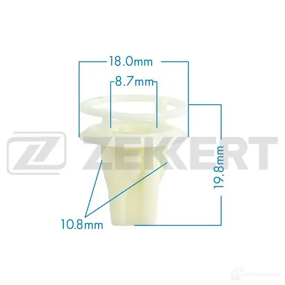 Клипса ZEKKERT BE-1852 1440207520 M S9DG