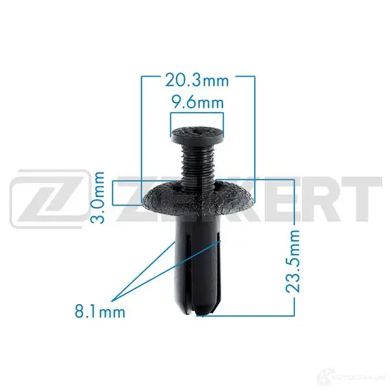 Клипса ZEKKERT BE-1772 1440207559 65WJ VE