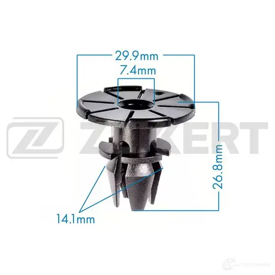 Клипса ZEKKERT S HWAA 1440207572 BE-1753