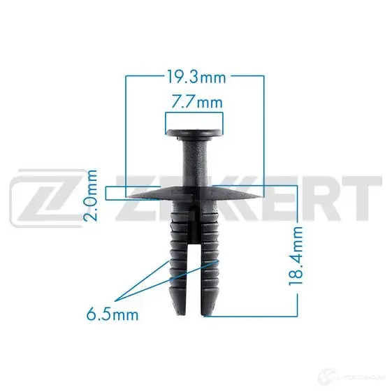 Клипса ZEKKERT 1440207607 0E7 FK BE-1665