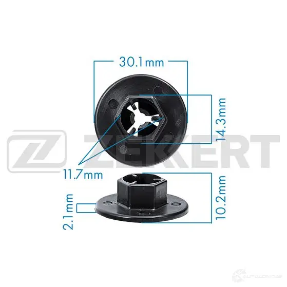 Клипса ZEKKERT BE-1650 25W 5YD 1440207612