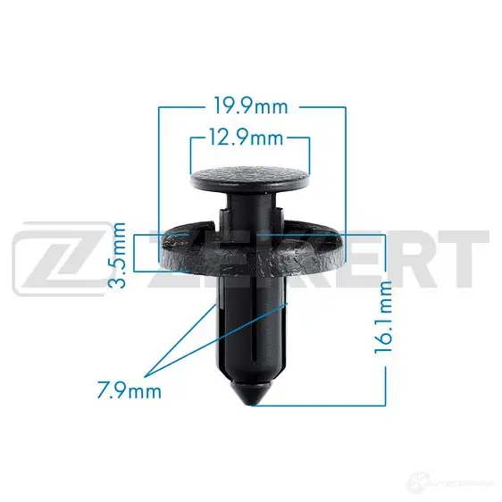 Клипса ZEKKERT BE-1639 1440207616 YFO Y3H изображение 0