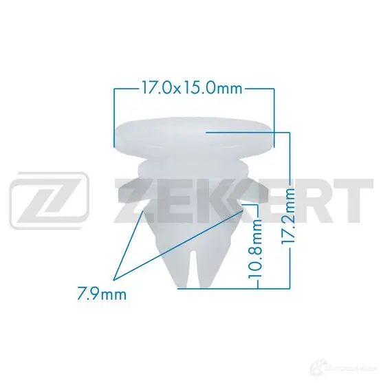 Клипса ZEKKERT H4BR A 1440207661 BE-1546