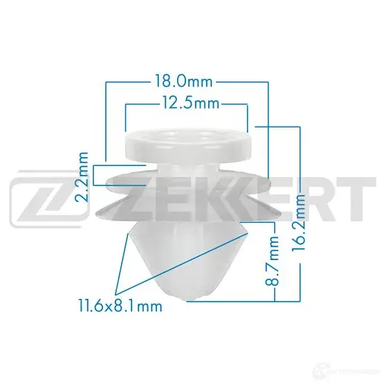 Клипса ZEKKERT BE-1442 1440207698 95EBQ K