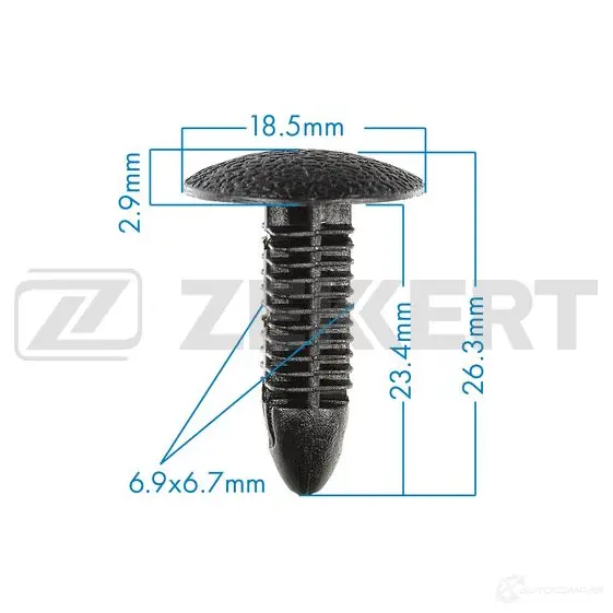 Клипса ZEKKERT BE-1410 JE QSZ 1440207706