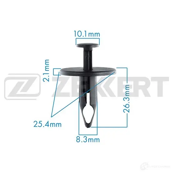 Клипса ZEKKERT BE-1388 GW3NT DW 1440207718