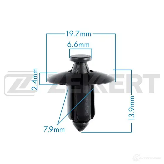 Клипса ZEKKERT BE-1330 1440207739 13R4YJ 4