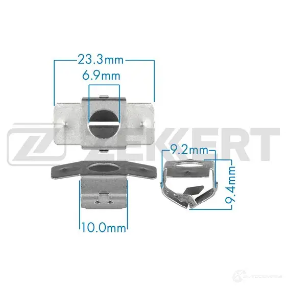 Клипса ZEKKERT BE-1218 1440207807 RC VH8